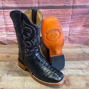 Men's Western Rodeo Cowboy Boots Genuine Leather Crocodile Print Mexican Boots